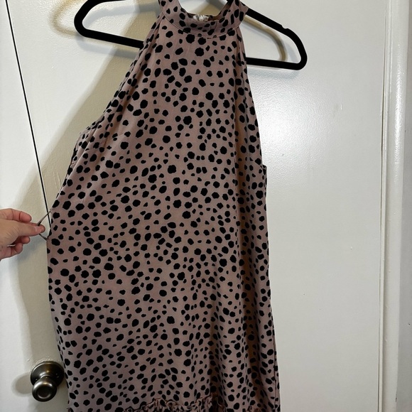 SHEIN Pink and Black Polka Dot Dress - Picture 10 of 10